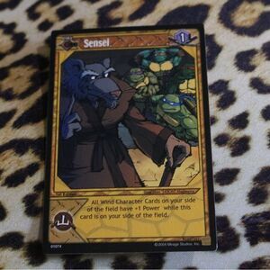 TMNT Sensei Trading Card